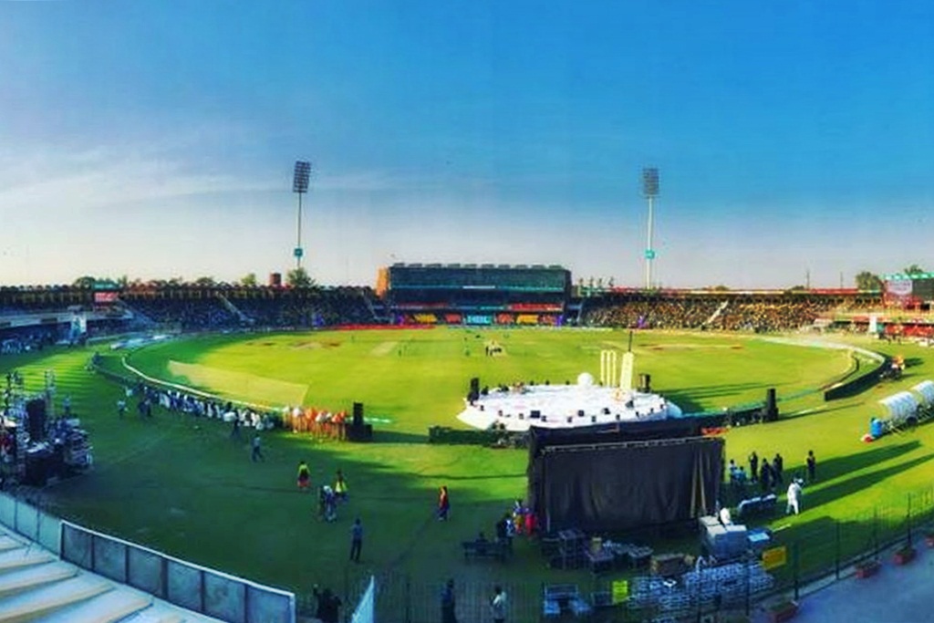 Gaddafi Stadium in Lahore